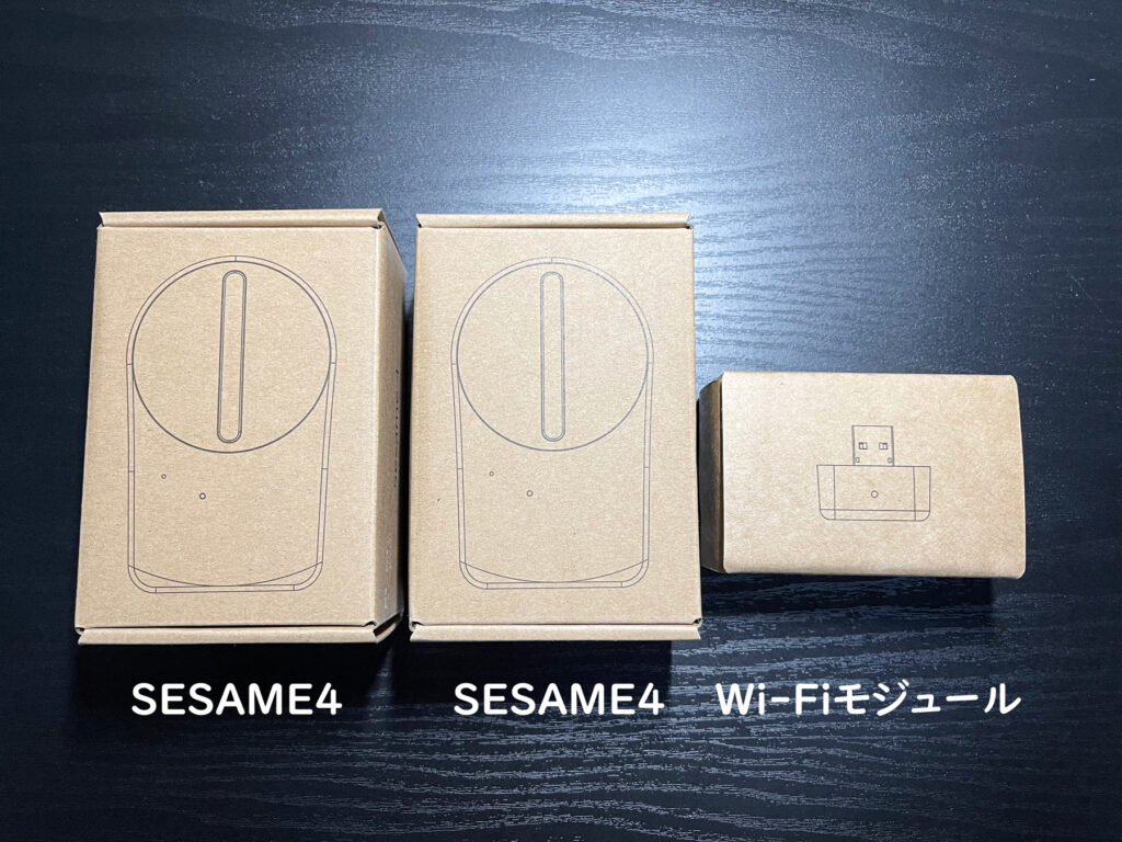 スマートロック:SESAME4（2台分）とWi-Fiモジュール