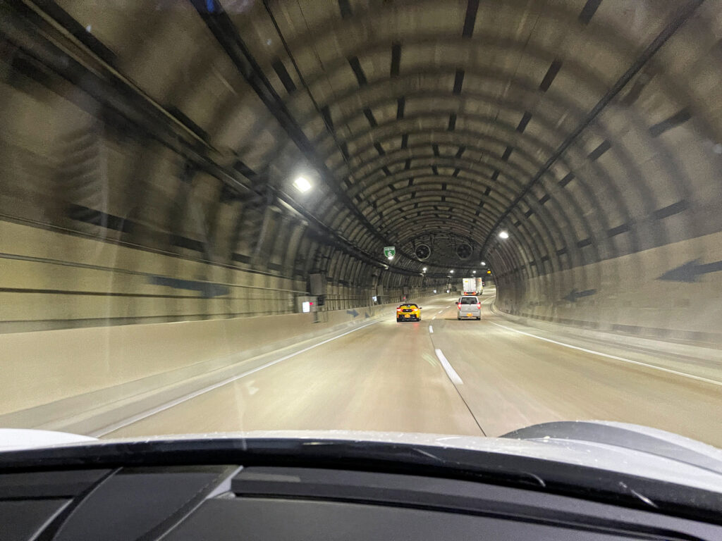 名阪国道を降りた後は高速道路で一気に街中渋滞回避！