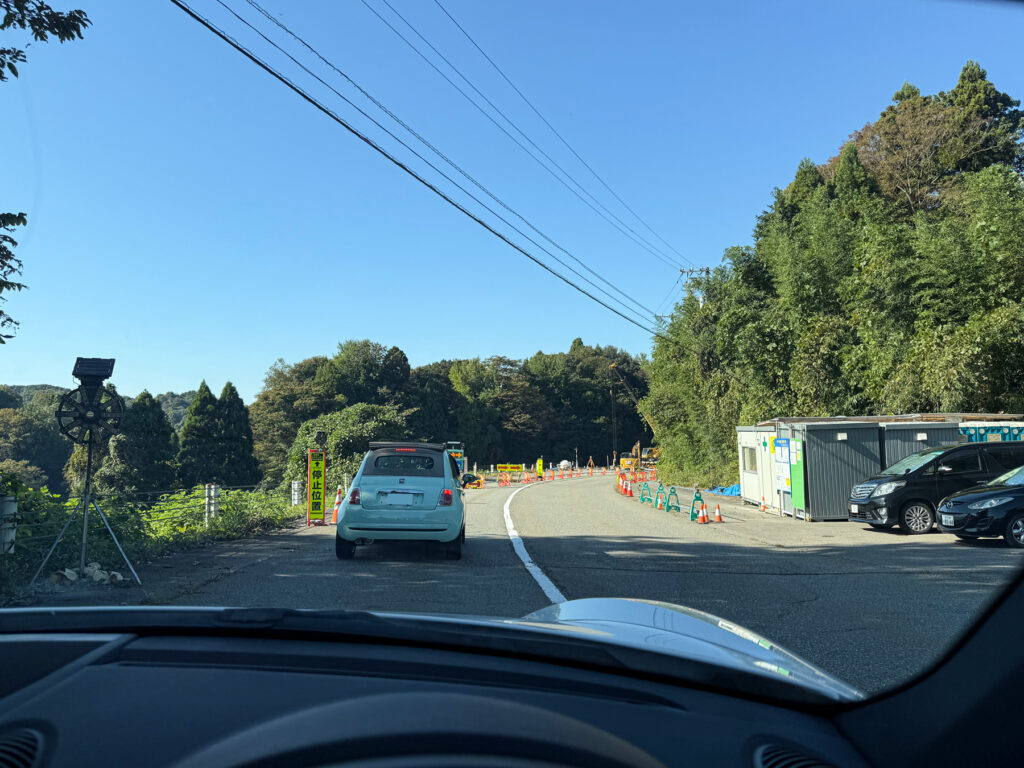 先ずは白山白川郷ホワイトロード石川県側入口まで移動