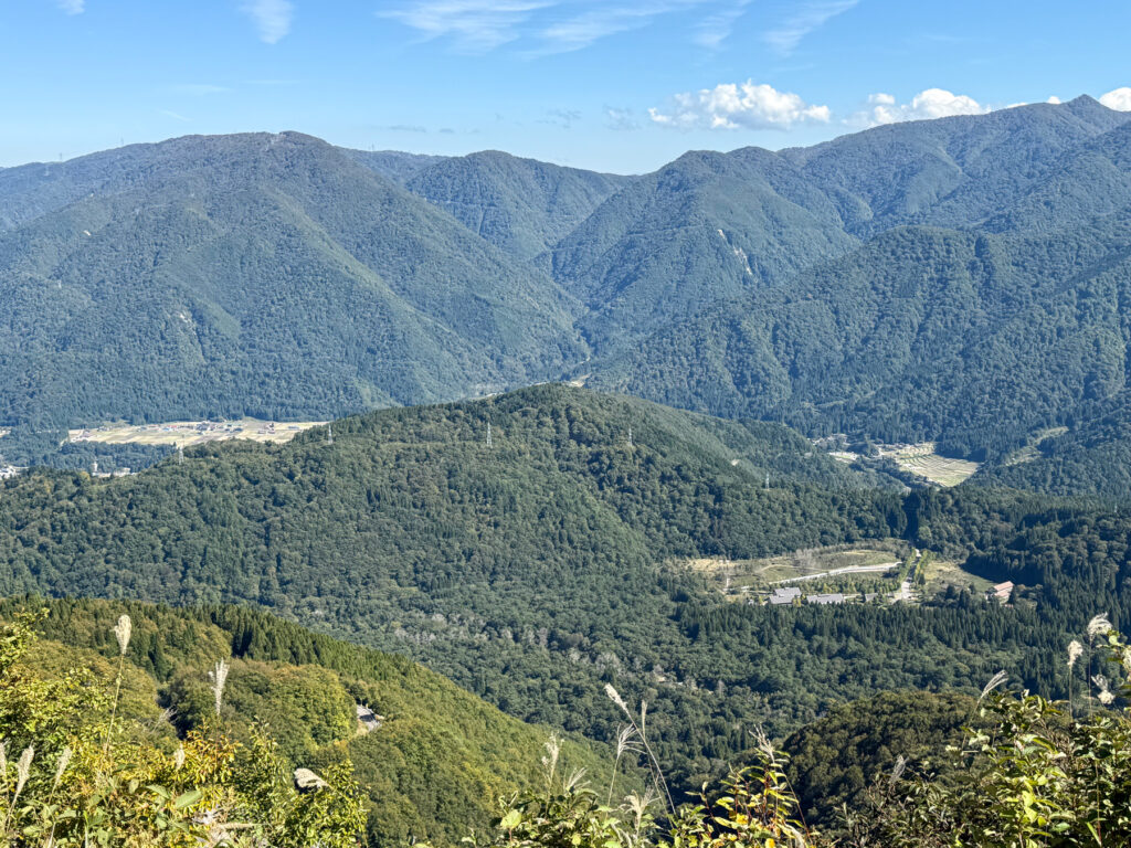 白川郷展望台からの景色