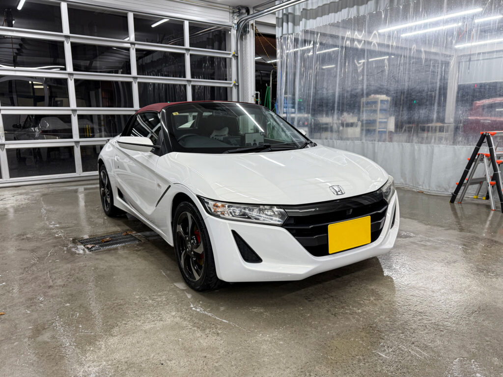 今回は前日にしっかり洗車したS660でドライブ