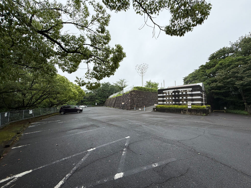 水道山展望台駐車場