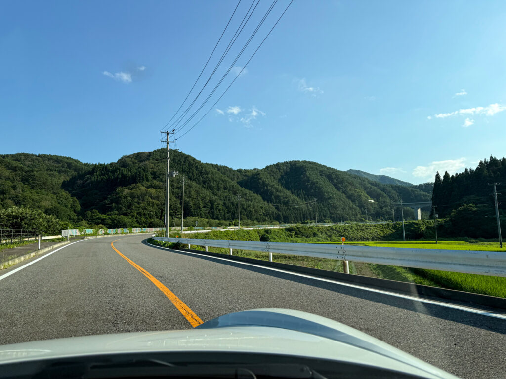 他の車がいなくなりました。
綺麗な風景を独り占め