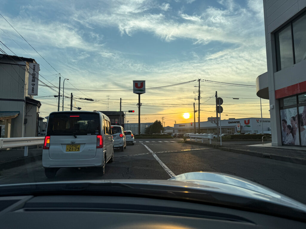八戸市内の道路