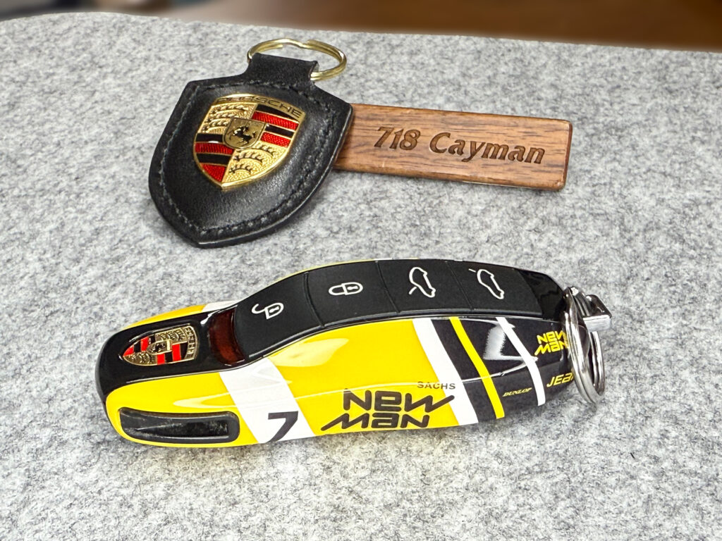 ニューマンポルシェ仕様になったポルシェのキー
