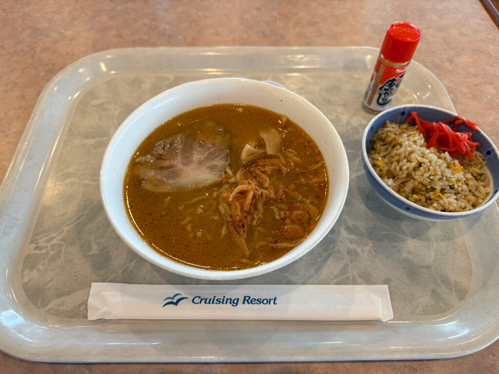 復刻！エビ味噌ラーメン（ネギ抜き）ミニ炒飯セット