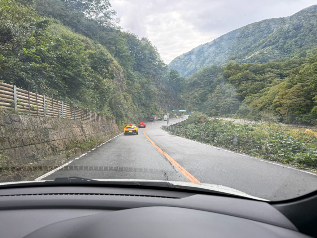 白山白川郷ホワイトロード 中宮料金所に到着