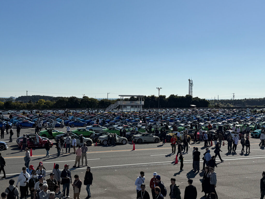 見渡す限りのS660・・・壮観な眺めです。