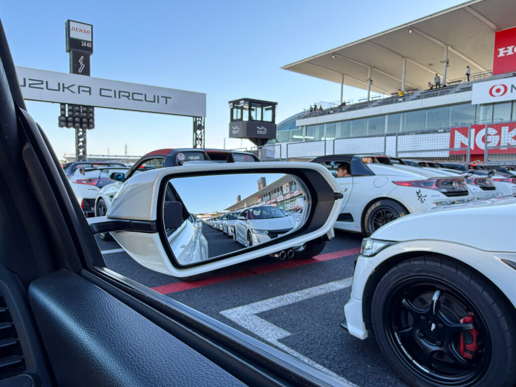 ブリーフィング後、S660に乗り込みスタートを待ちます。