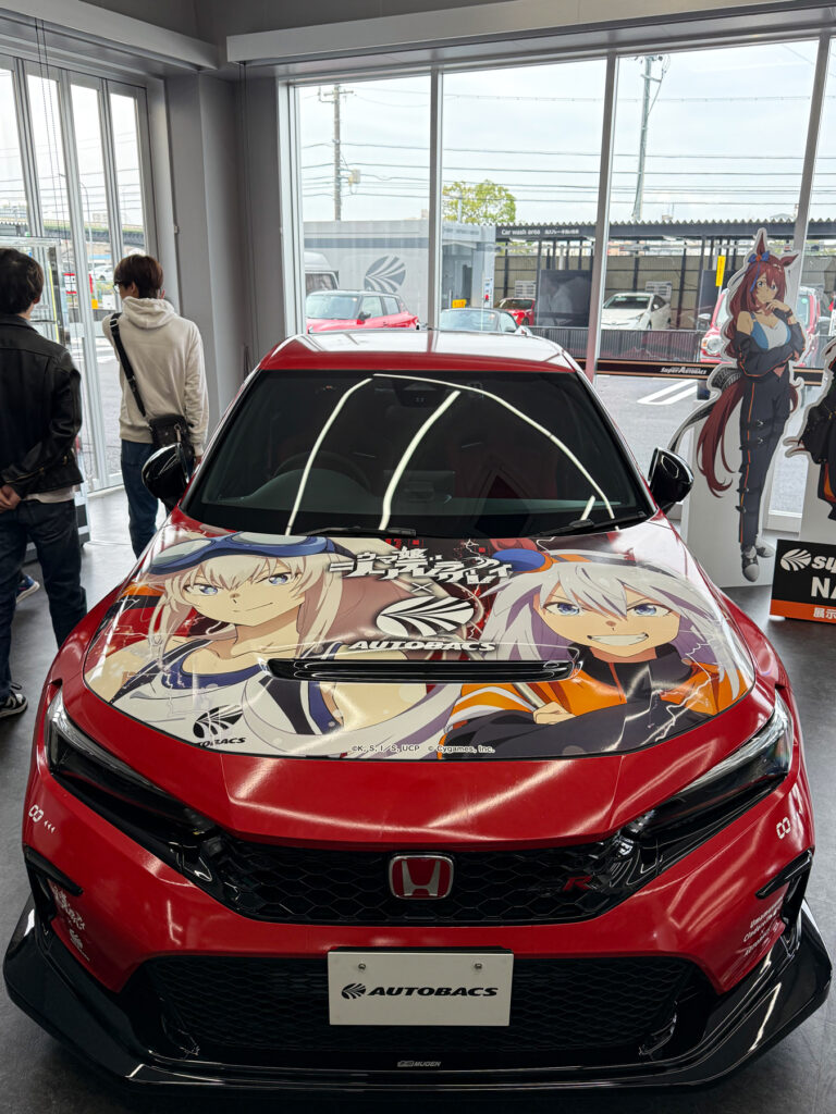 シングレコラボラッピングのホンダ シビック TYPE R (FL5)