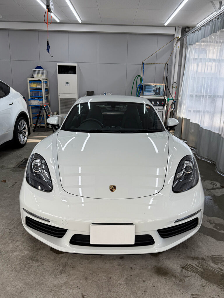 ダイヤⅡキーパーを施工した718ケイマン