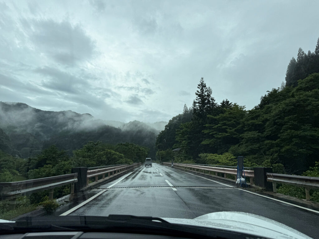 国道257号を南下