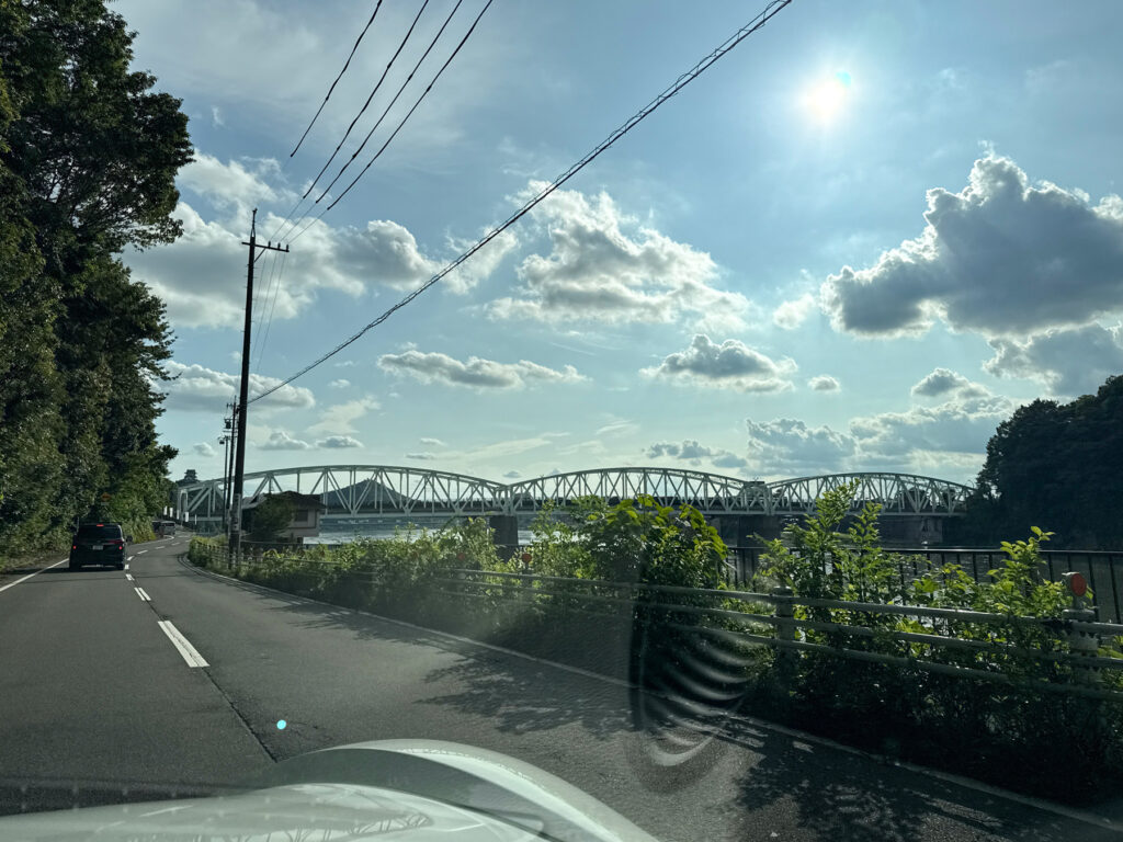 結局晴れたのは夕方、犬山まで戻ってから