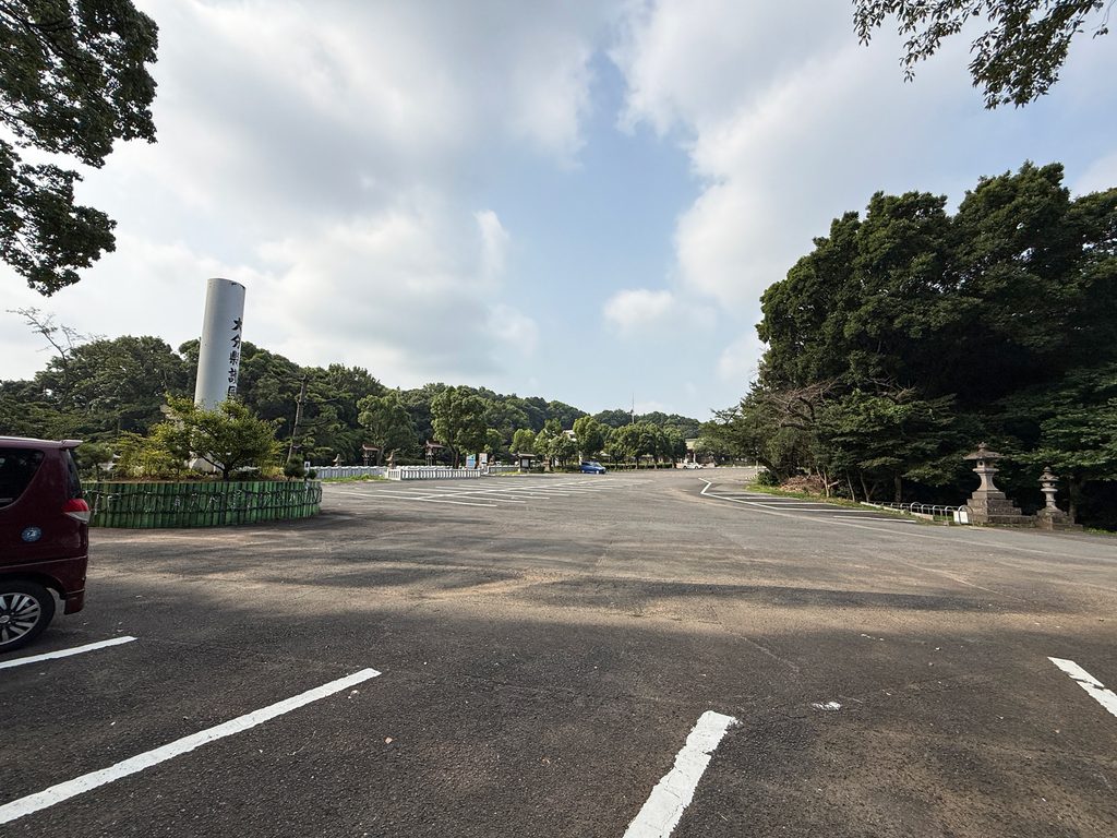 駐車場がとにかく広い！